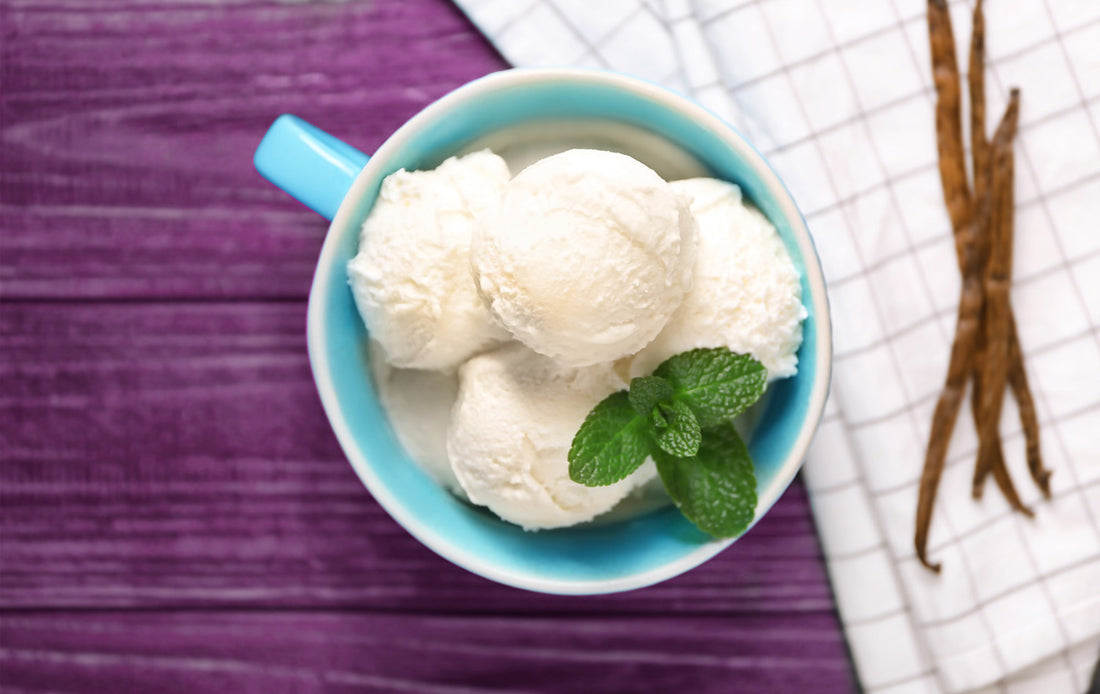 Keto-Friendly Vanilla Ice Cream with TagaSweet™