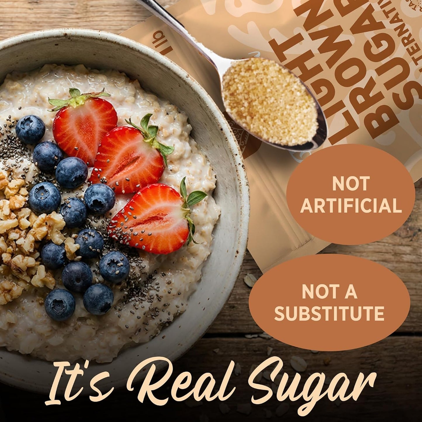 TagaSweet® Light Brown Sugar Alternative (1 lbs / 16 oz / 453.6 g)