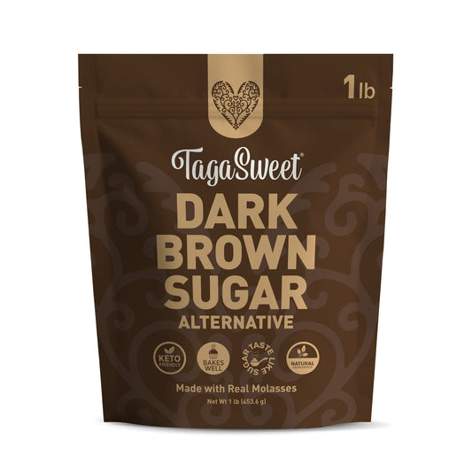 TagaSweet® Dark Brown Sugar Alternative (1 lbs / 16 oz / 453.6 g)